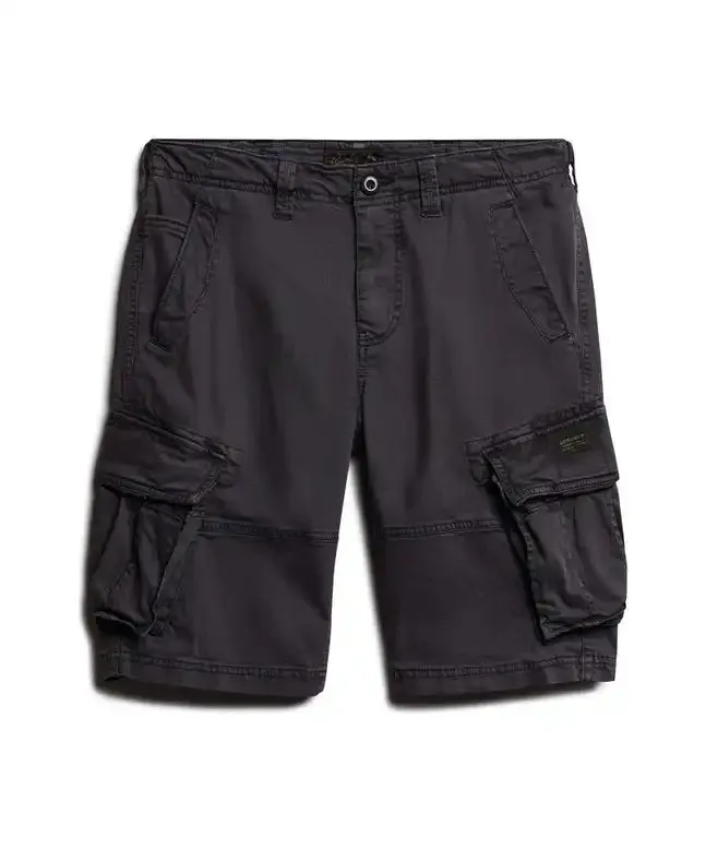 Superdry Mens Core Cargo Shorts Blackboard