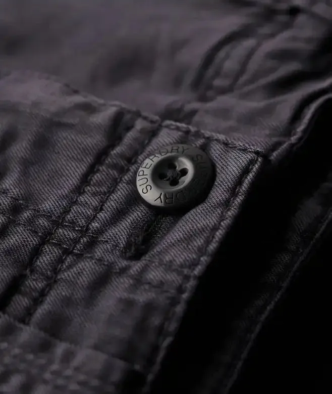 Superdry Mens Core Cargo Shorts Blackboard