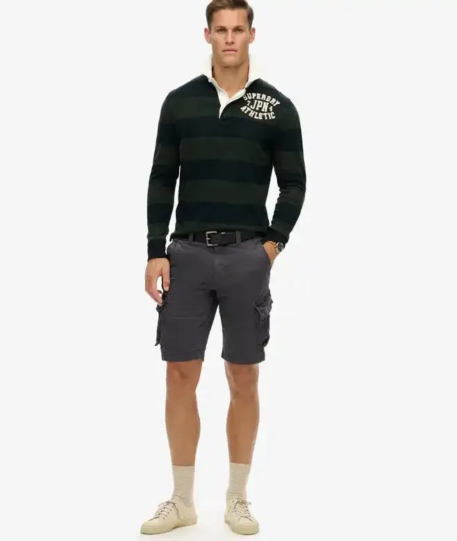 Superdry Mens Core Cargo Shorts Blackboard