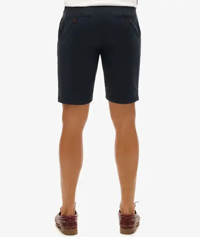 Superdry Men's Vintage Officer Chino Shorts Eclipse Navy
