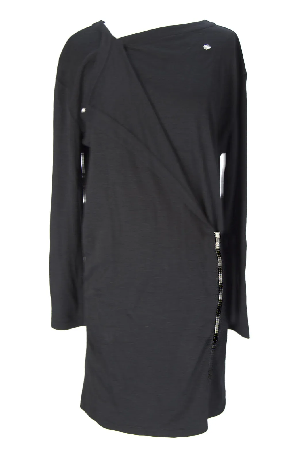 SURFACE TO AIR Women's Black Long Sleeve Smooth Dress Sz 40 $285 NEW