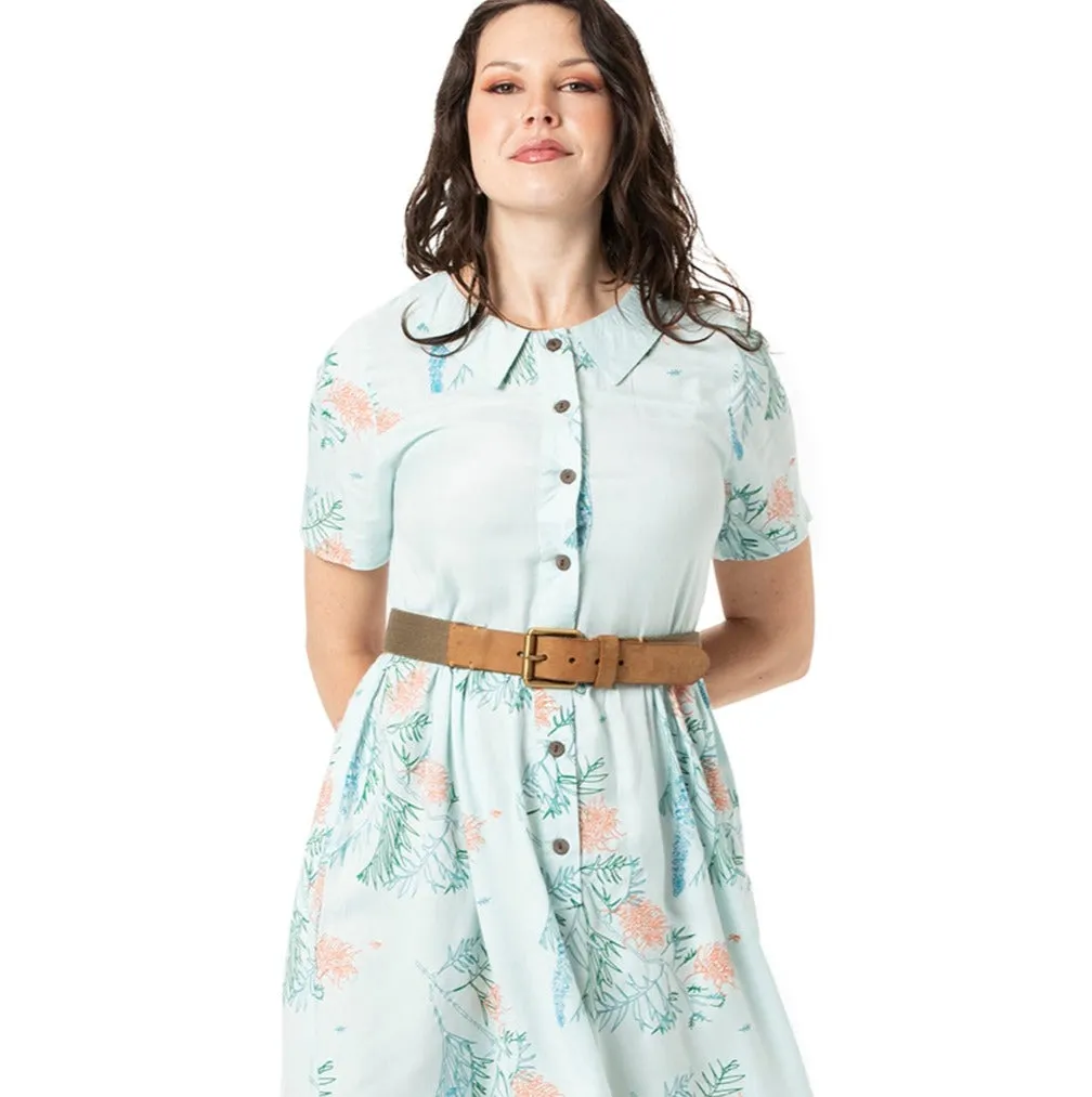 Tailored Collared Dress - bamboo and organic cotton