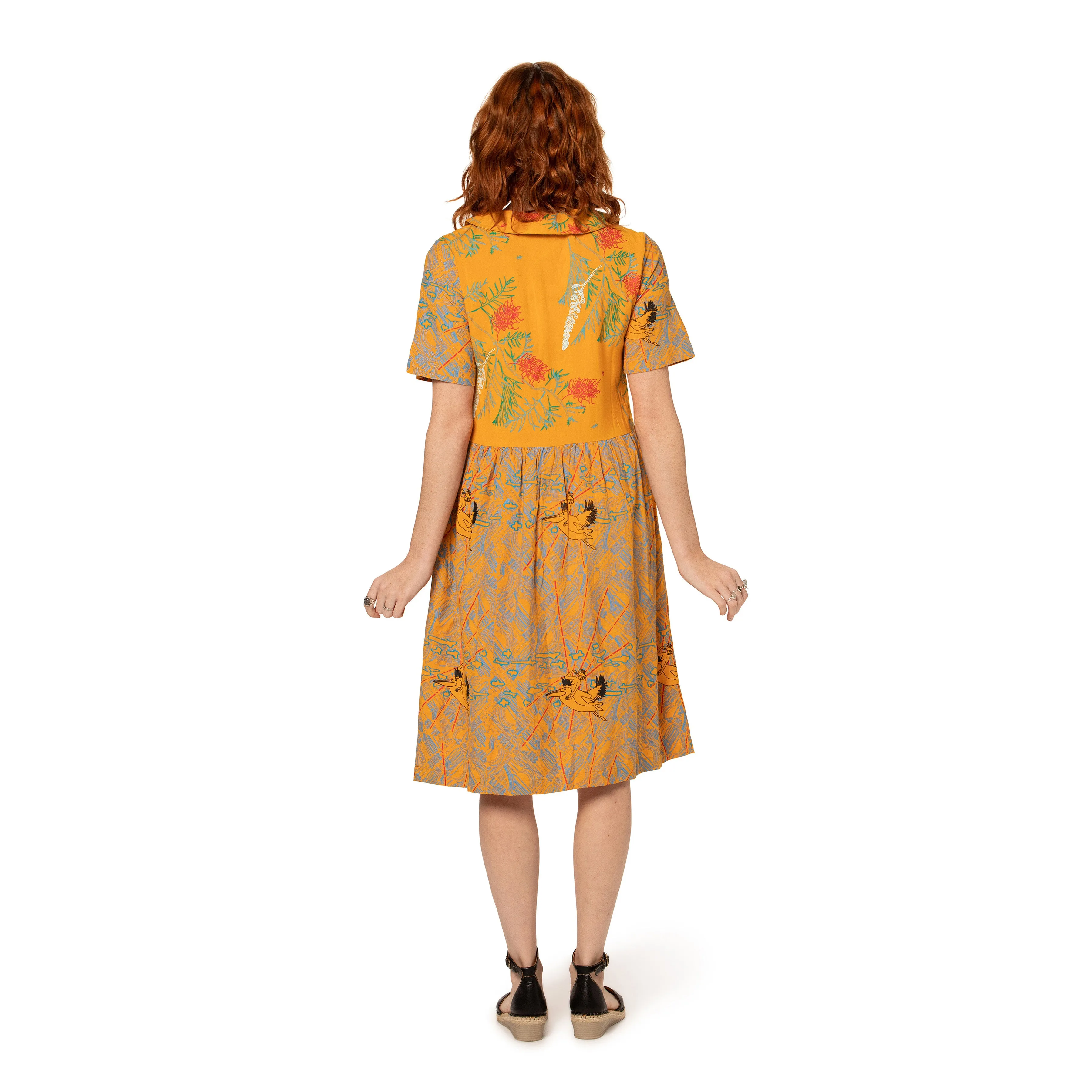 Tailored Collared Dress - bamboo and organic cotton