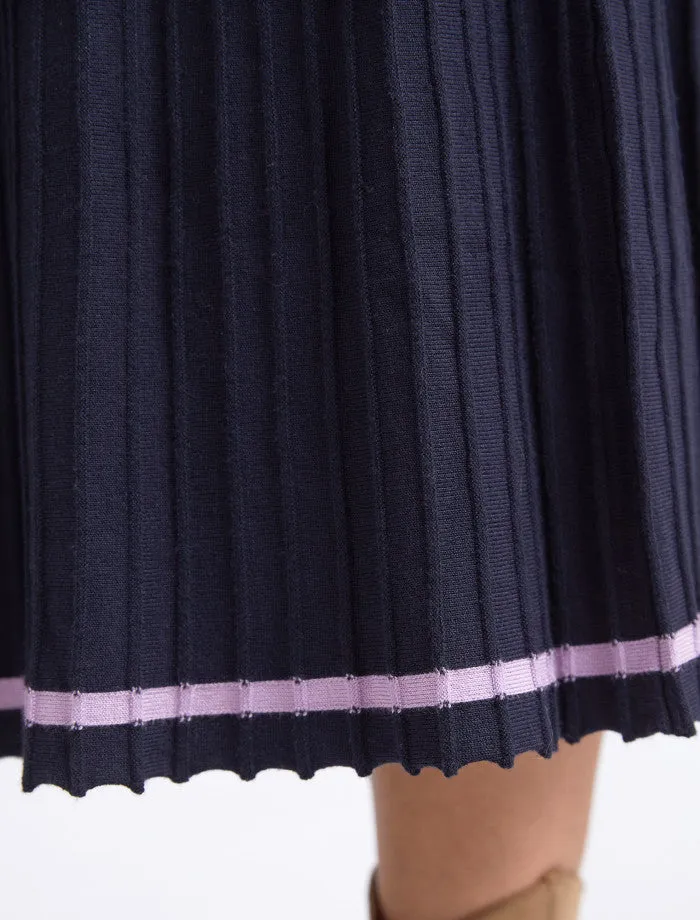 Tammy Knit Skirt Dark Sapphire