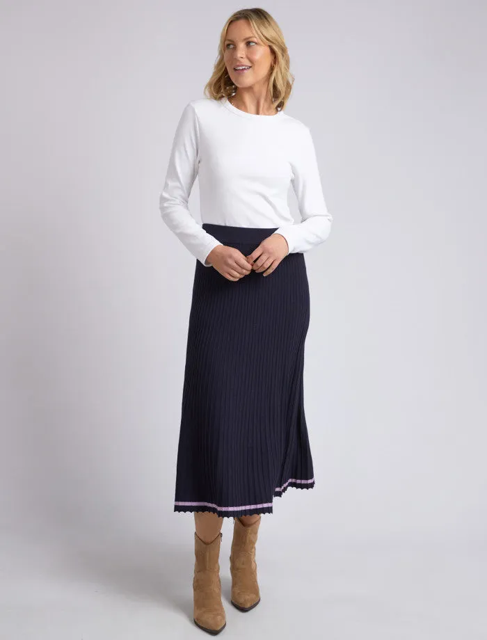 Tammy Knit Skirt Dark Sapphire