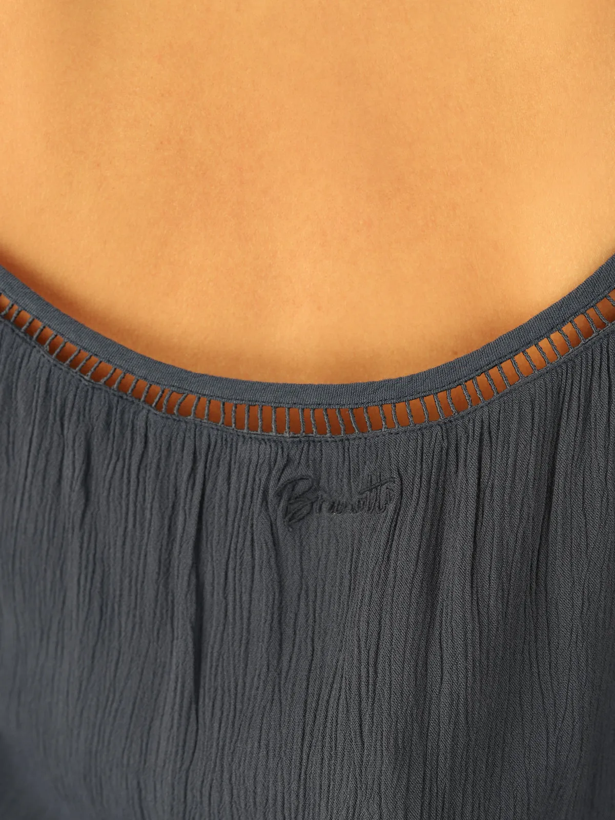 Tanye Women Top | Indigo Blue