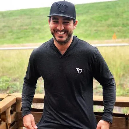 The Bowman Hooded Long Sleeve (Black)