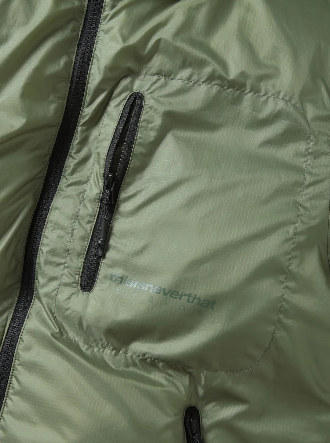 THISISNEERTHAT - PERTEX® DSN Reversible Down Jacket - Black / Green