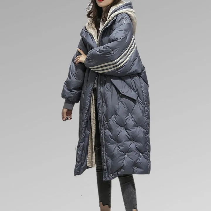 Tirivia - long down jacket for women