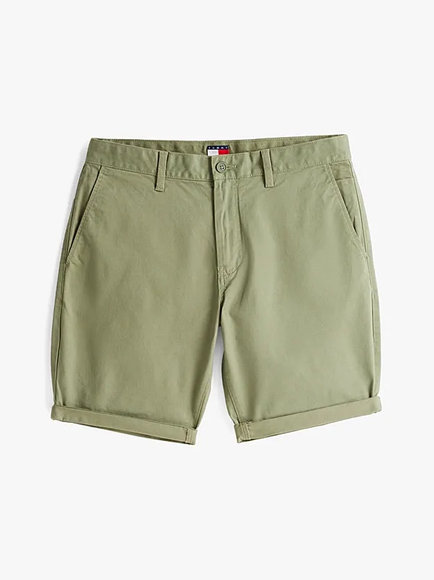 Tommy Jeans | Scanton Slim Fit Chino Short | MR6 Arub Green