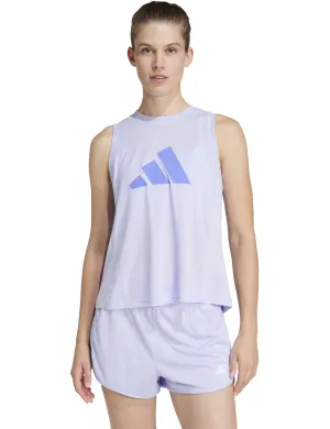 Train Essentials Big Performance Logo Training Tank Top - Violet Tone/Semi Cobalt Blue