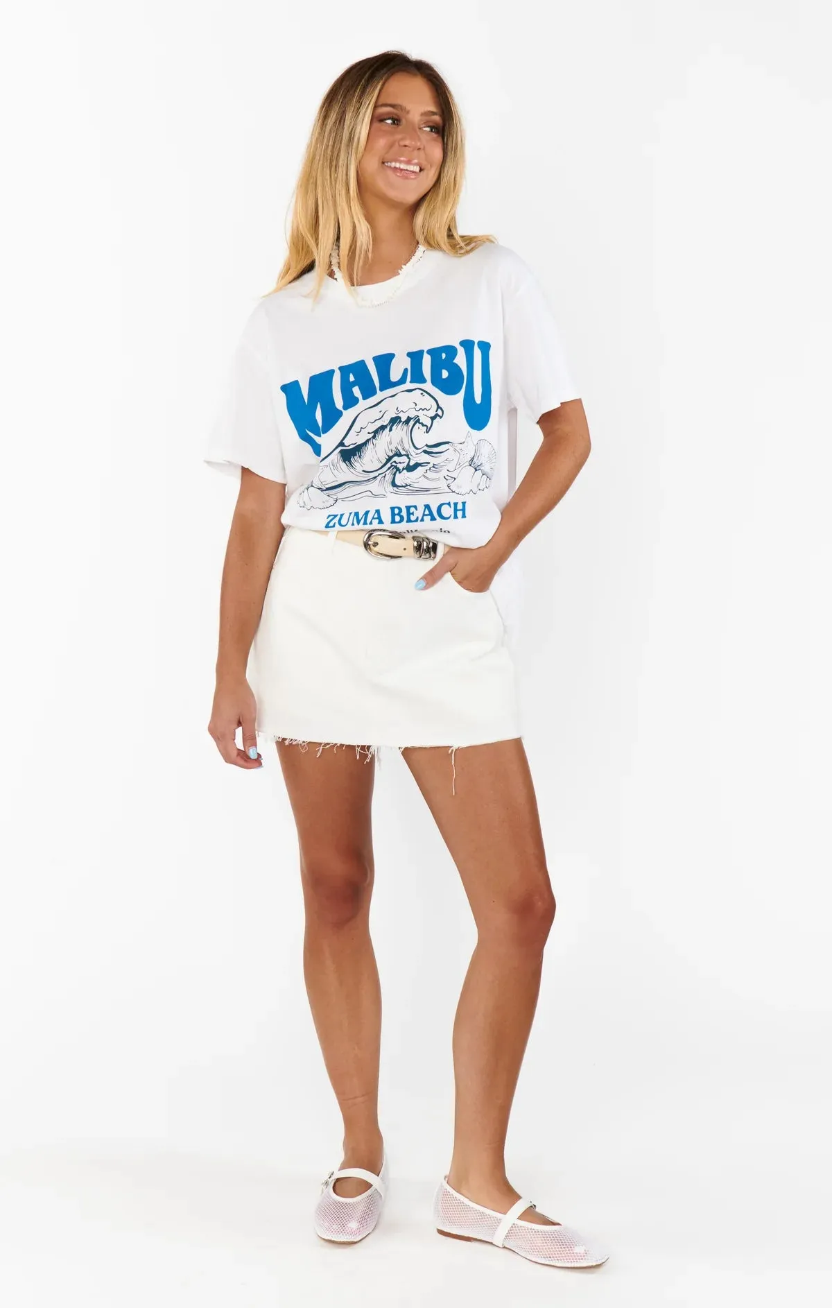 Travis Tee Malibu Beach Graphic