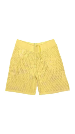 TRNCHS "BAHR" LIGHT YELLOW SHORTS