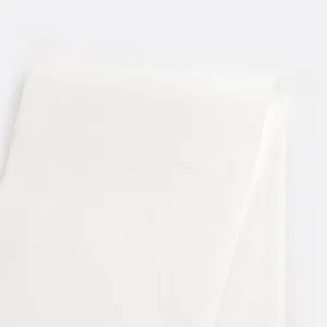 Tumbled Herringbone Cotton - Ivory