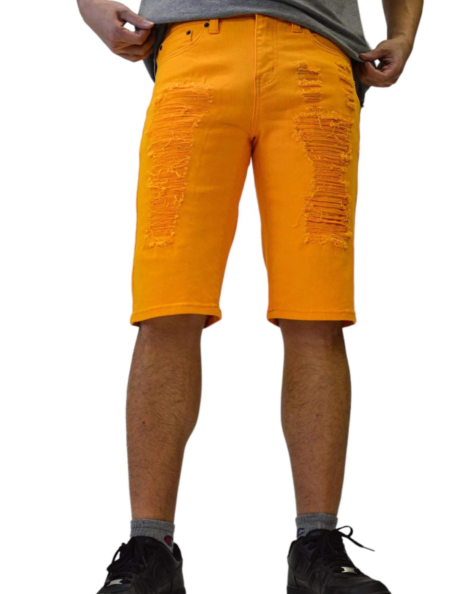 Twill Rip & Repair Shorts