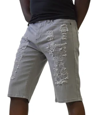 Twill Rip & Repair Shorts