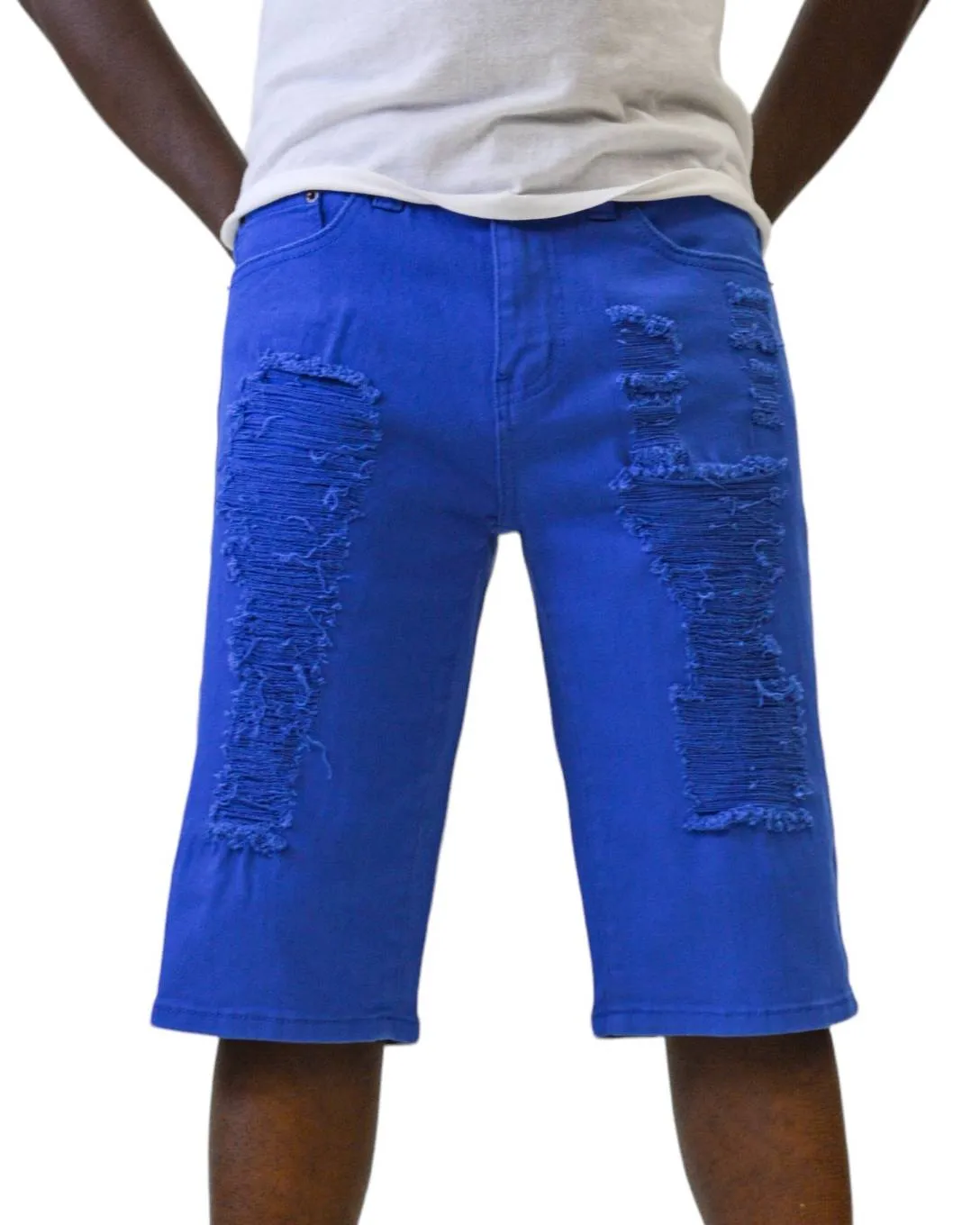 Twill Rip & Repair Shorts