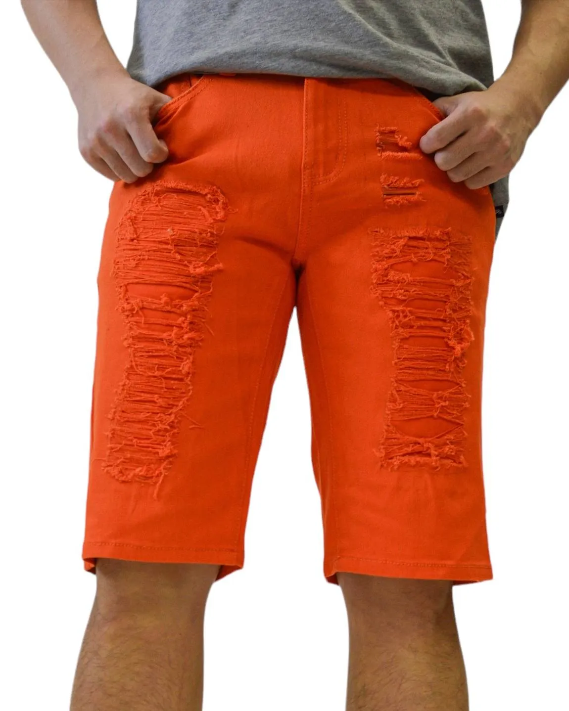 Twill Rip & Repair Shorts