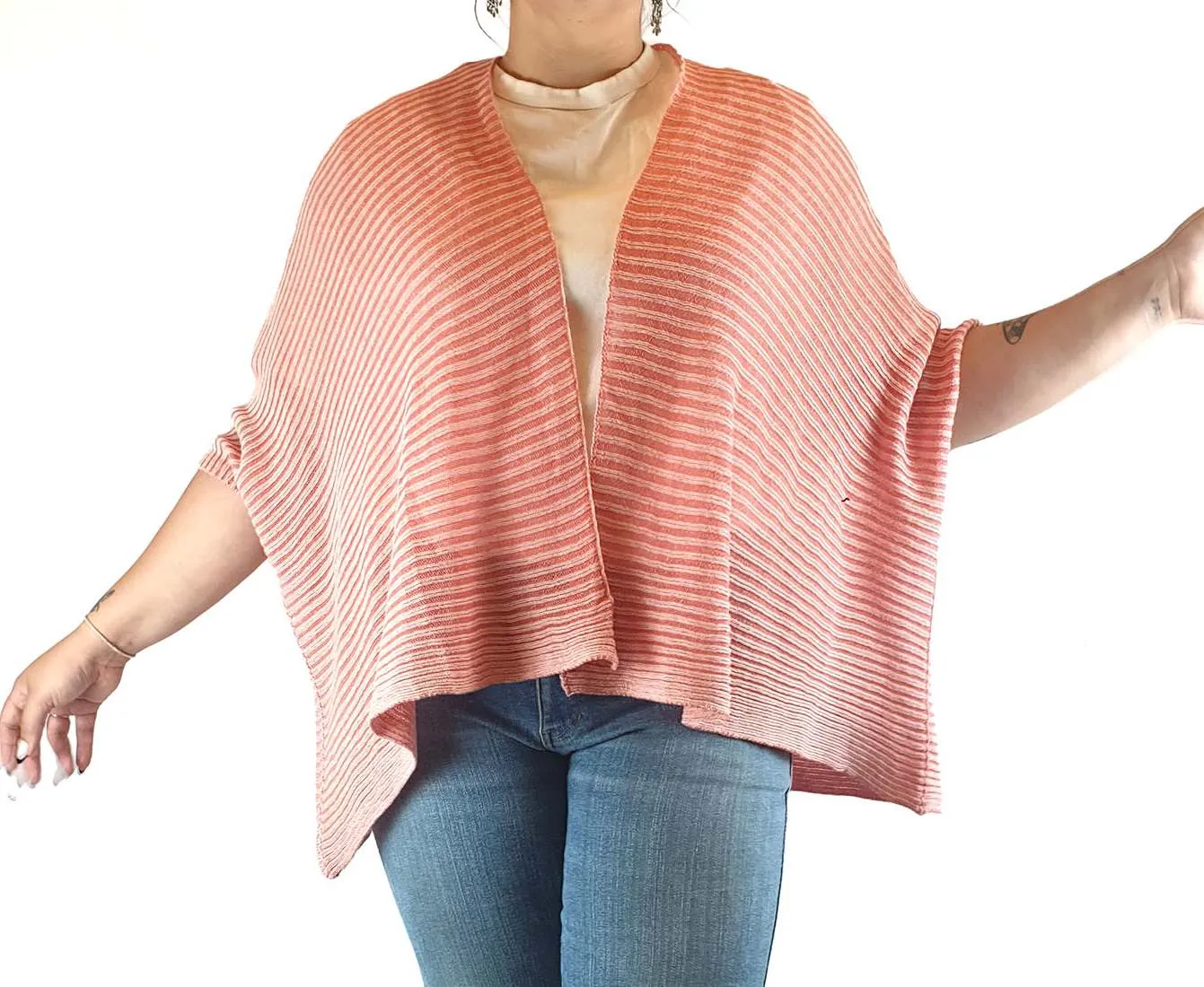 Uimi dark pink cardigan one size
