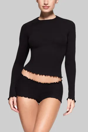 UL0396 Fitted Shirt and Shorts Set