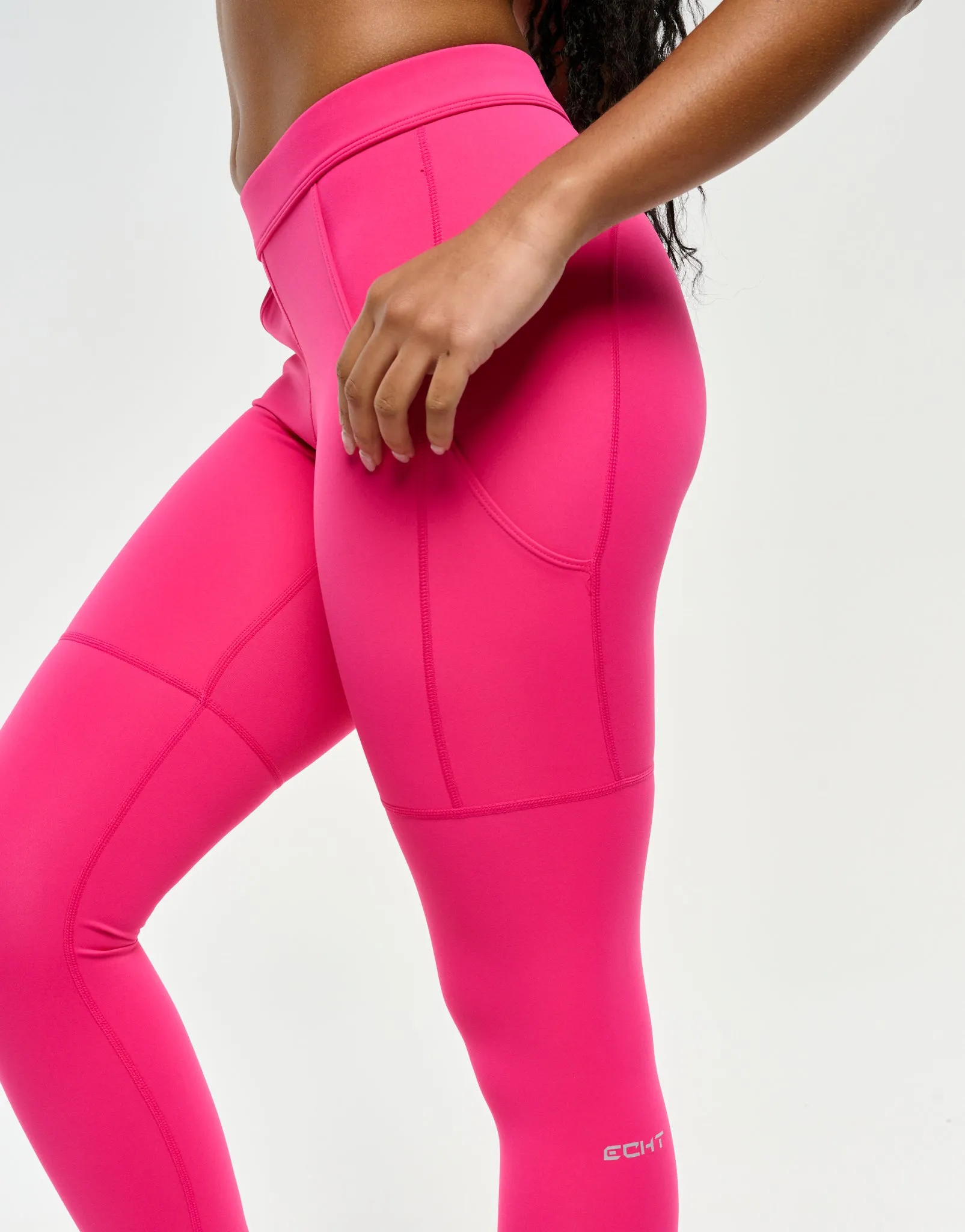 Ultra Pocket Leggings - Bright Pink