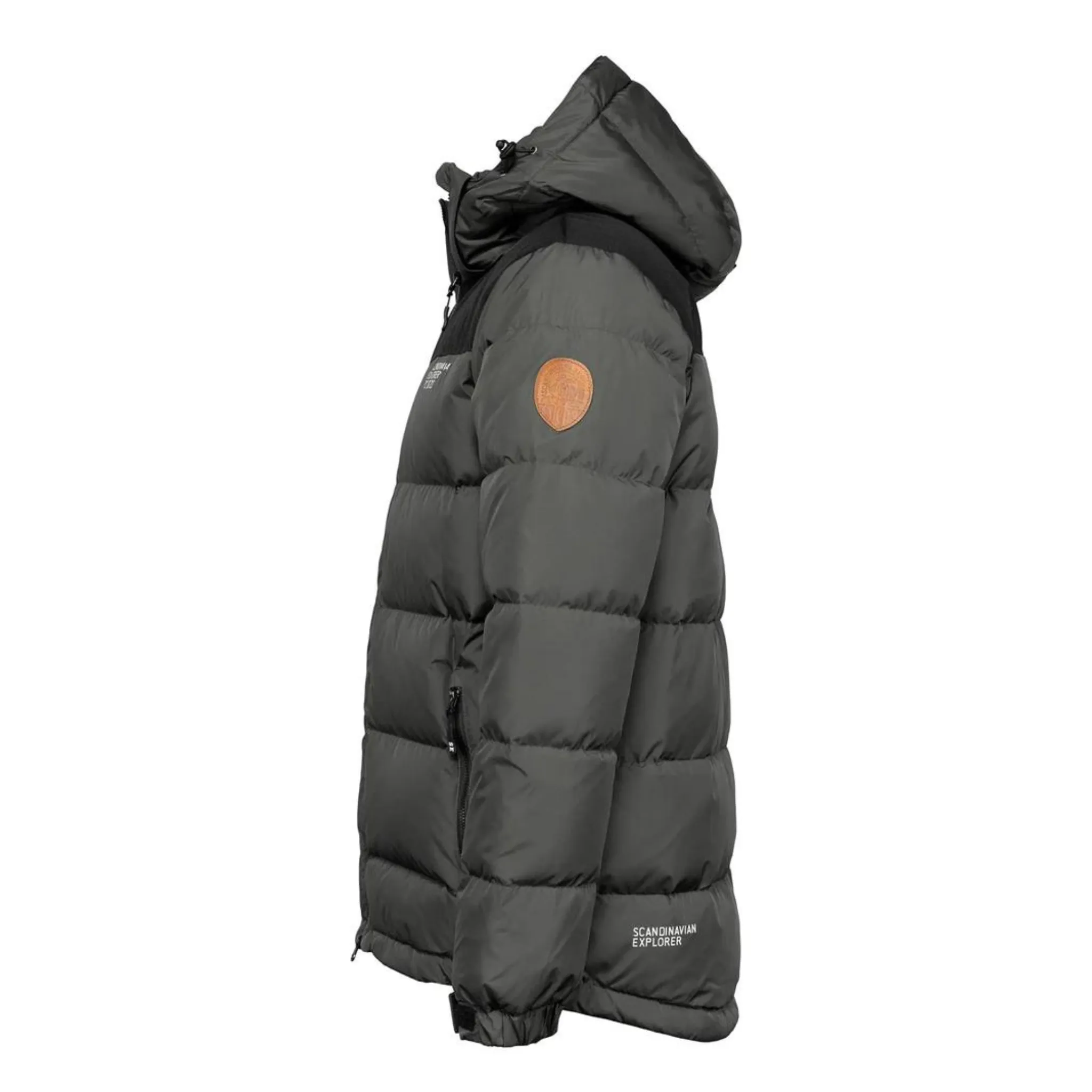 Ultra Thick Down Jacket Unisex - Black / Grey