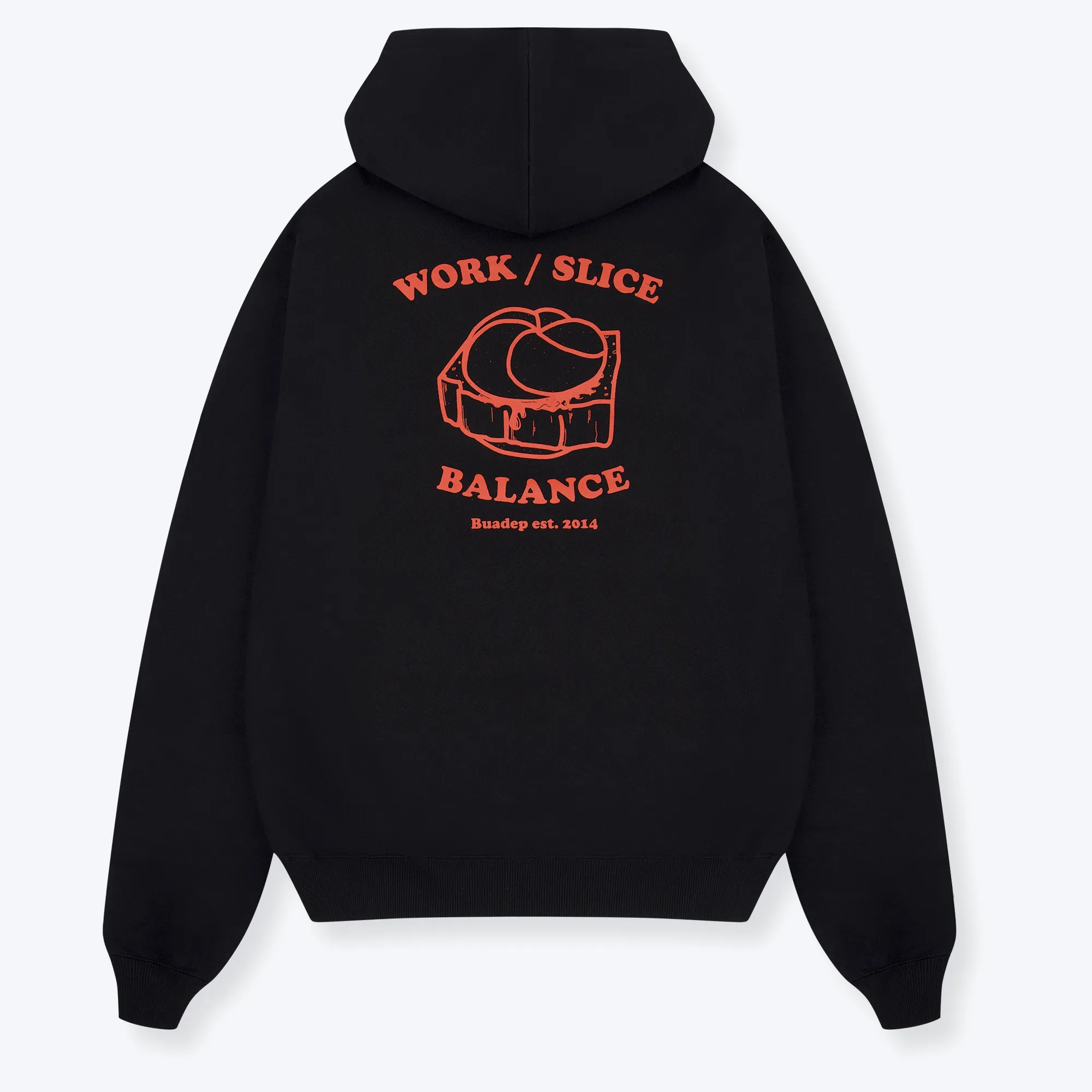 Unisex Hoodie WORK SLICE BALANCE schwarz