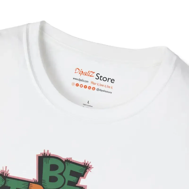 Unisex Softstyle Tee with Ribbed Knitting & Twill Tape
