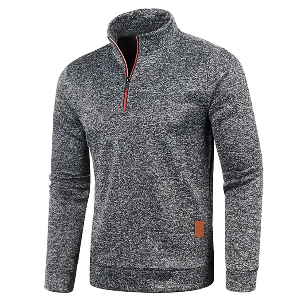 UrbanCore Men's Half-Zip Turtleneck Sweatshirt
