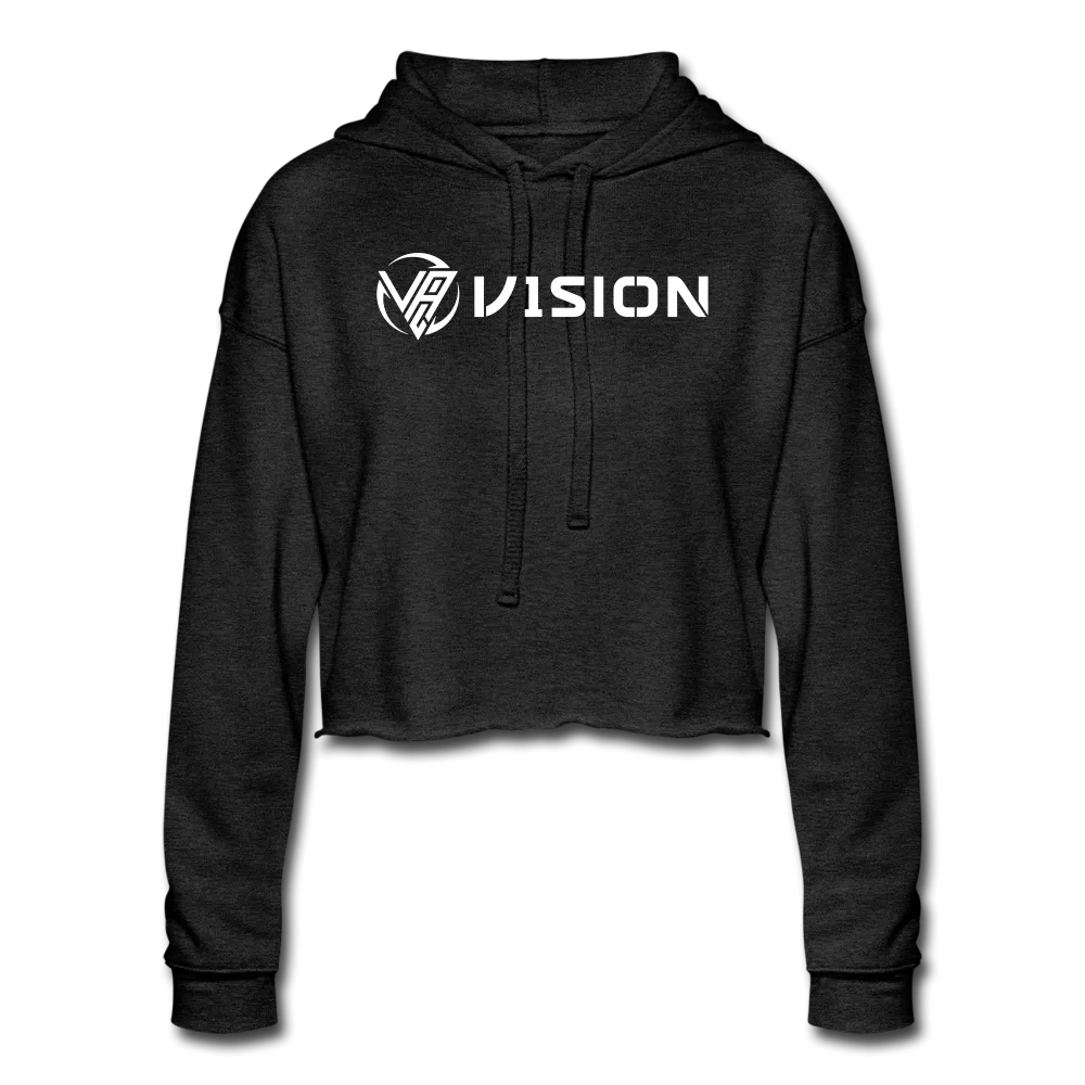 V1SION Alpha Women's Cropped Hoodie "Deep Heather"