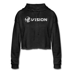V1SION Alpha Women's Cropped Hoodie "Deep Heather"