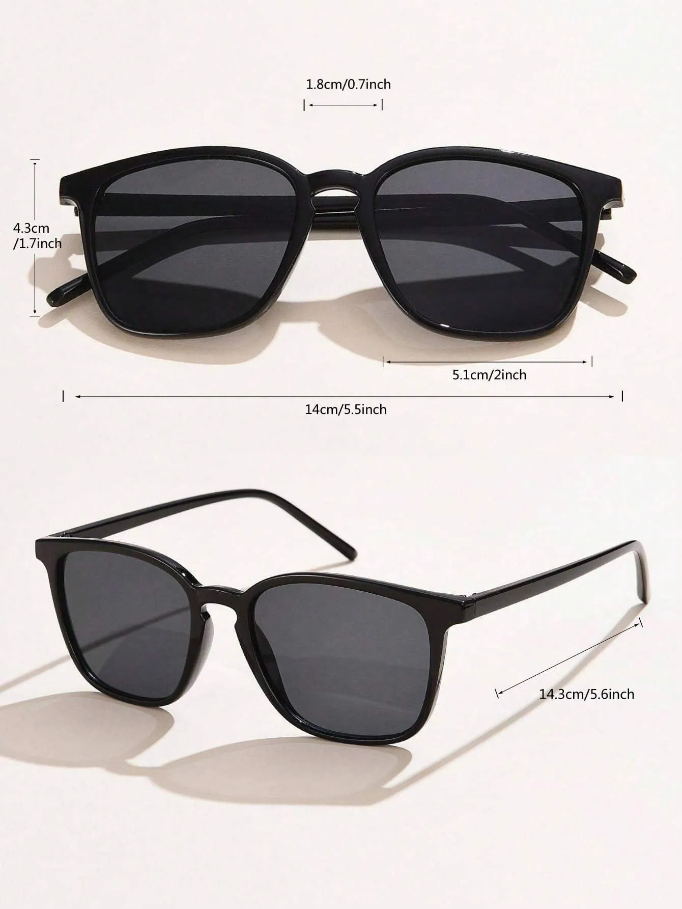 VANTÉ | Men’s Square Frame Sunglasses