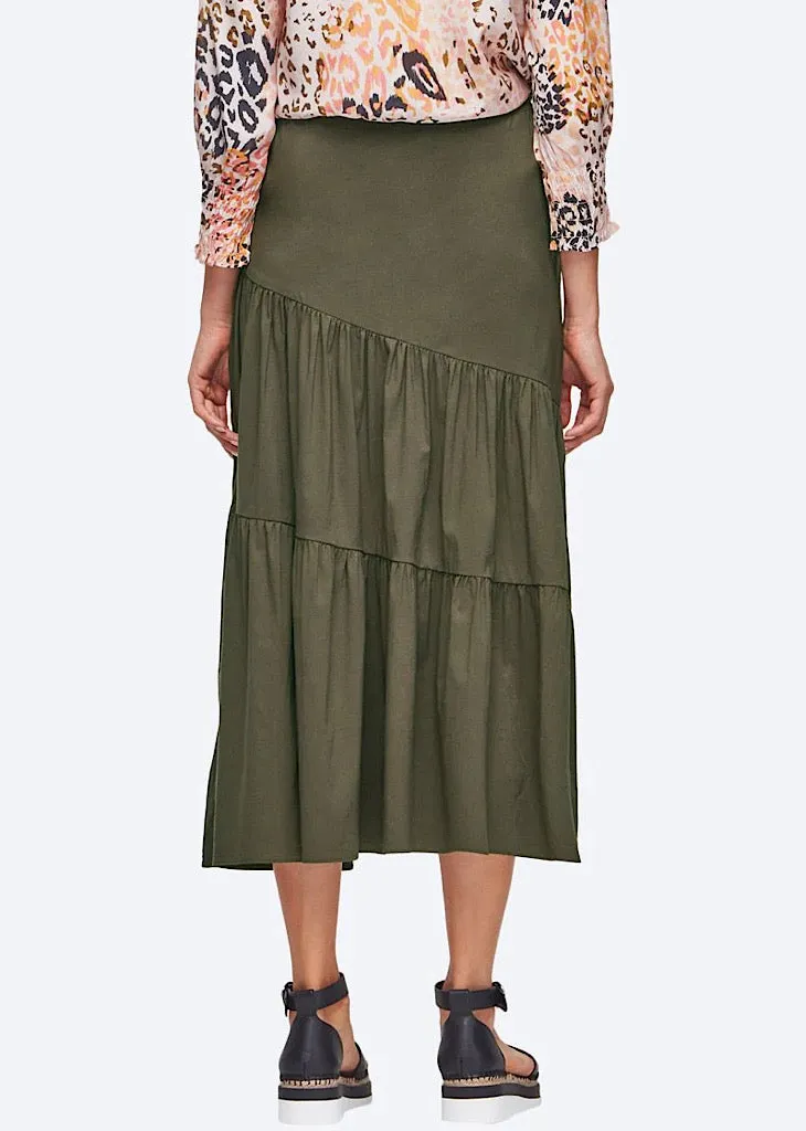 Verge Acrobat Artful Skirt Safari Green