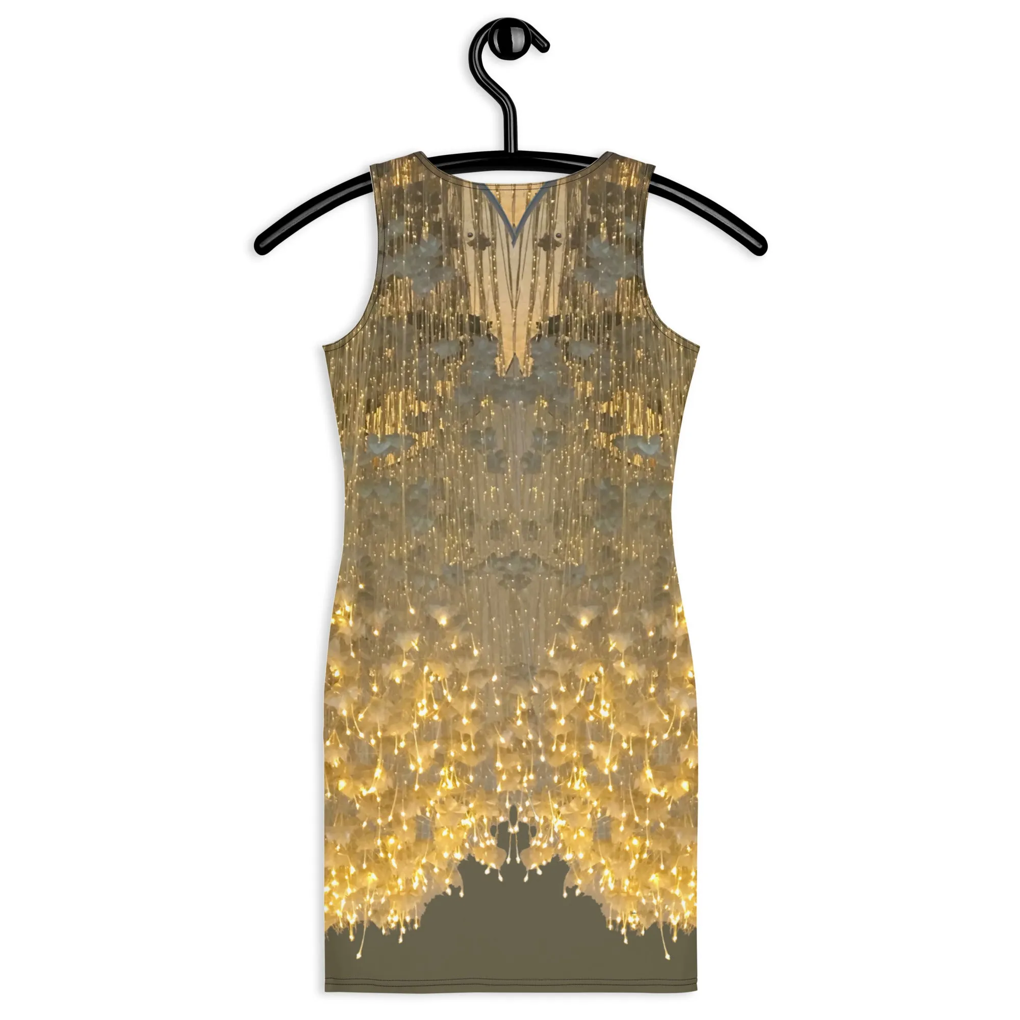 Vibe: Hotel Chandelier in Edinburgh Fitted Dress