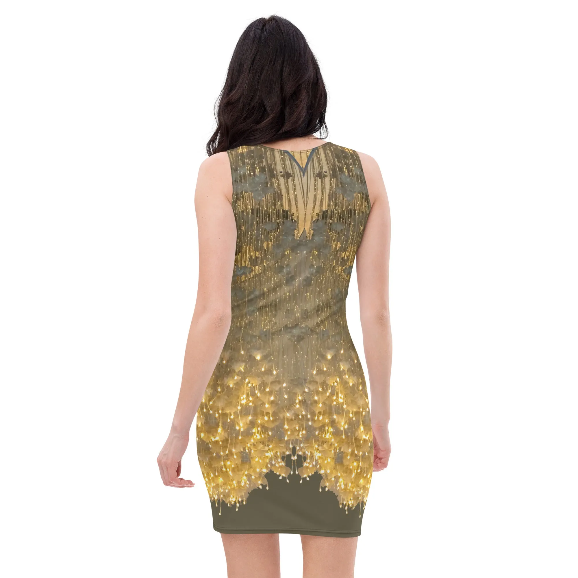 Vibe: Hotel Chandelier in Edinburgh Fitted Dress
