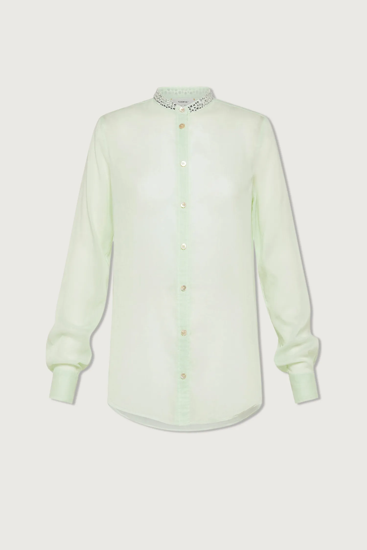Voile Crystal Shirt Mint