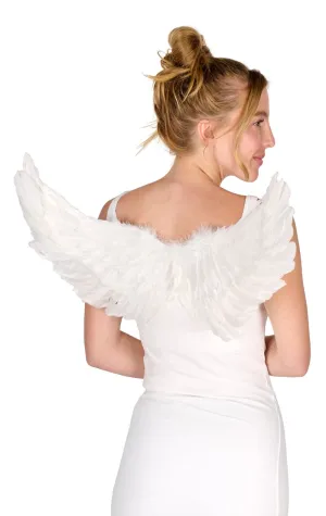 White Feather Wings Accessory 55cm x 55cm