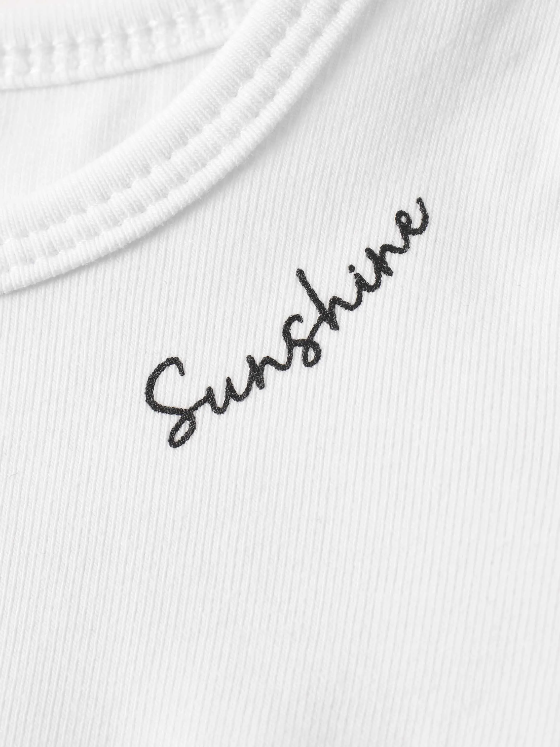 White Fitted Short Sleeve T-Shirt