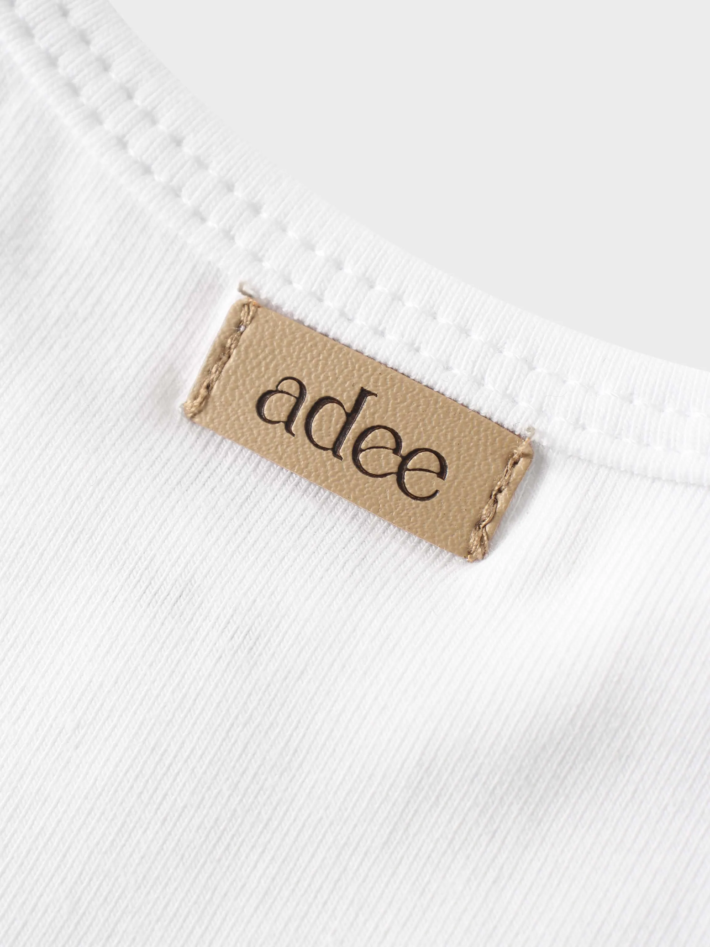 White Fitted Short Sleeve T-Shirt