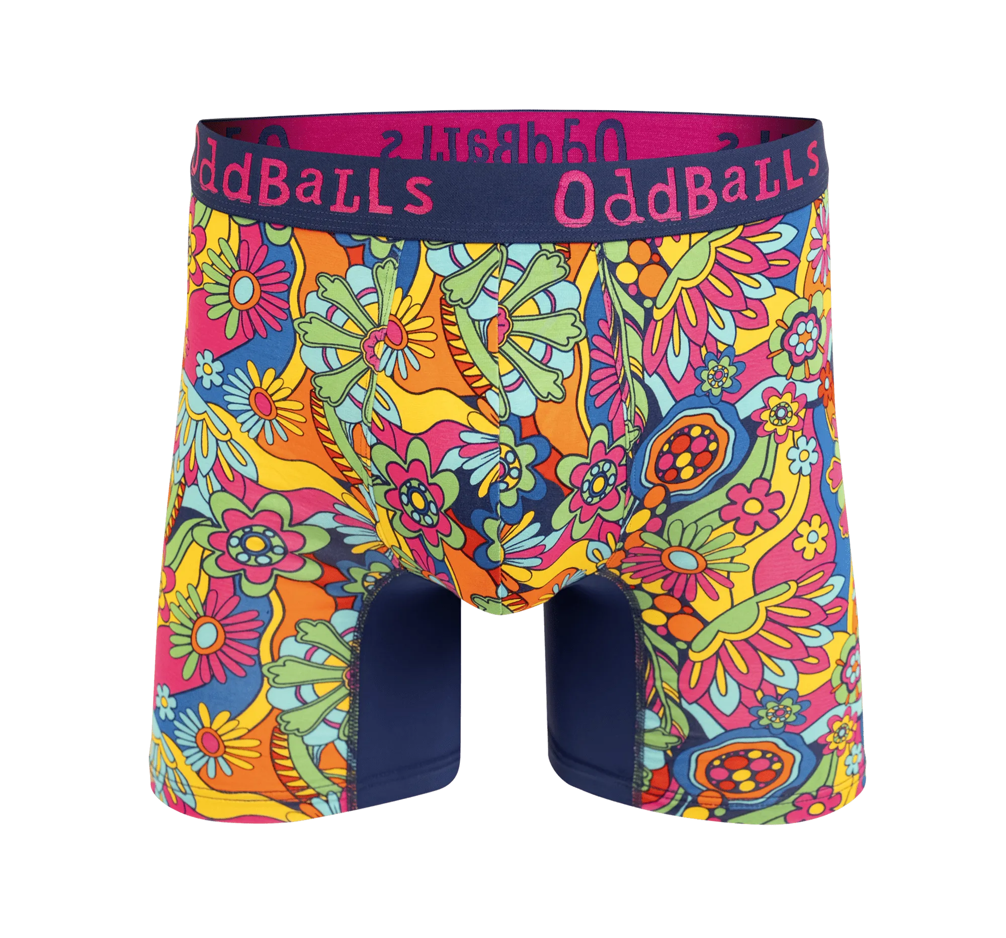 Wildflower - Mens Bamboo Boxer Shorts