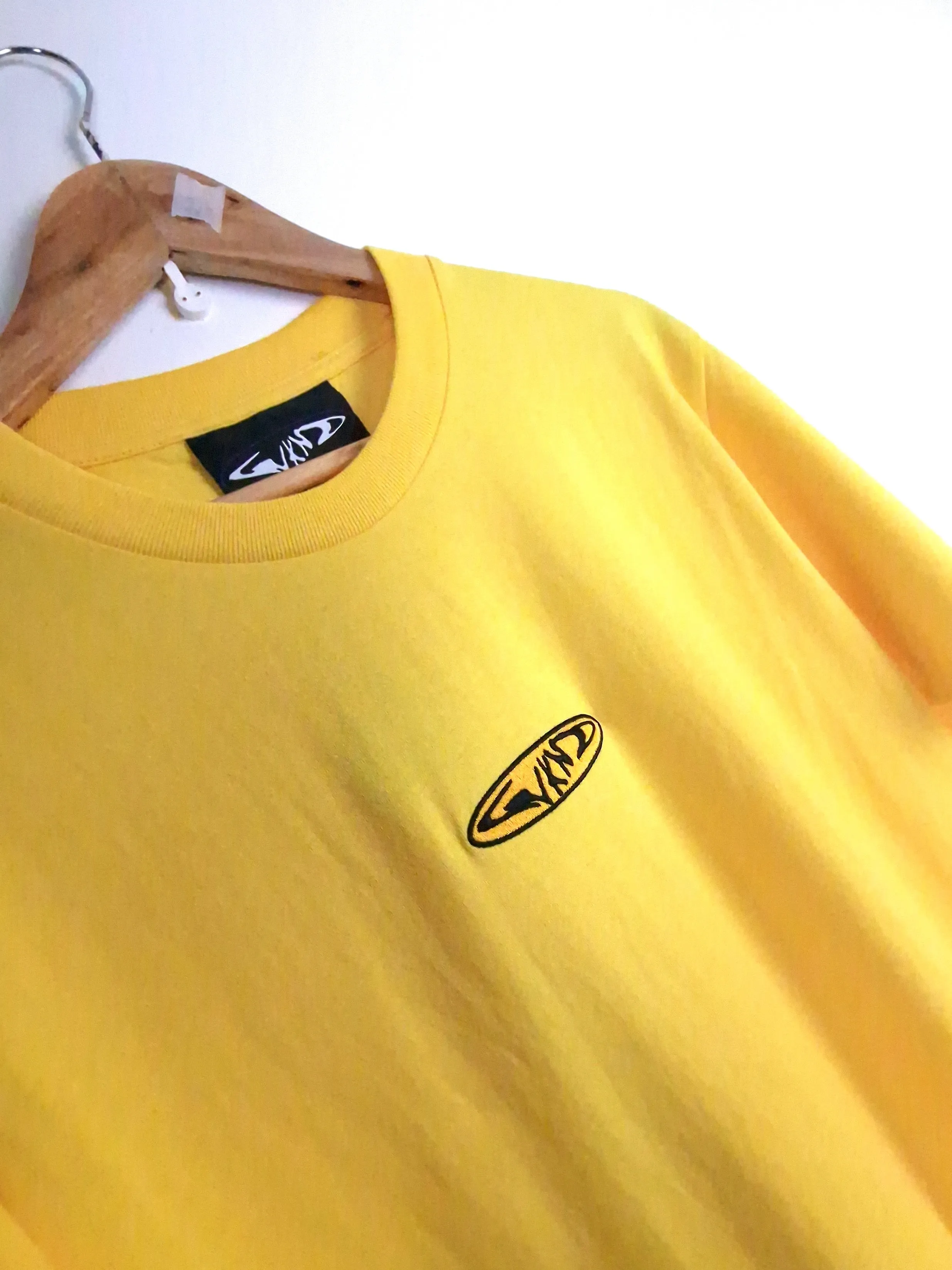 WKND Fishbone Emblem Tee Shirt – Yellow
