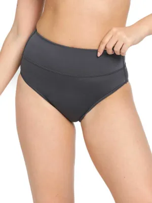 Women Steelgrey Solid Shapewear Panty - SHAPER-Steelgrey