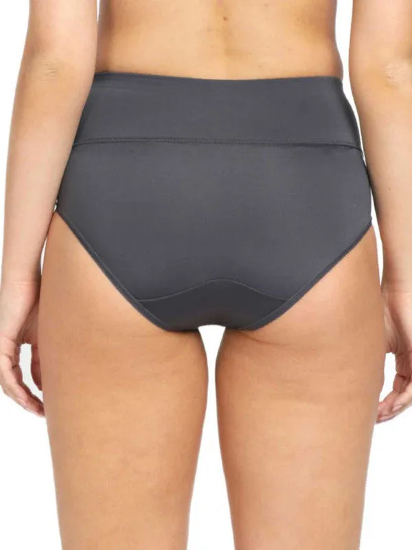 Women Steelgrey Solid Shapewear Panty - SHAPER-Steelgrey