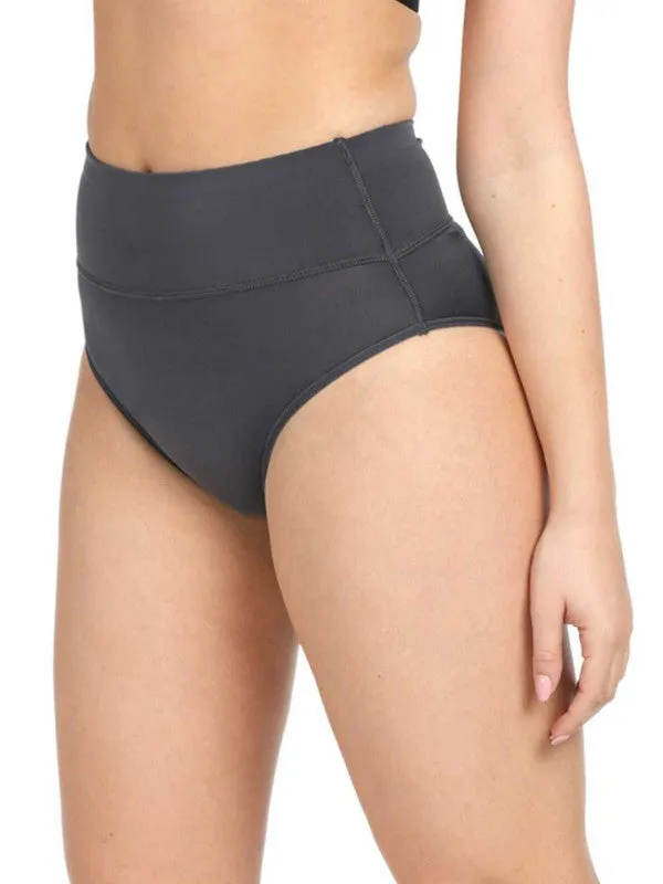 Women Steelgrey Solid Shapewear Panty - SHAPER-Steelgrey