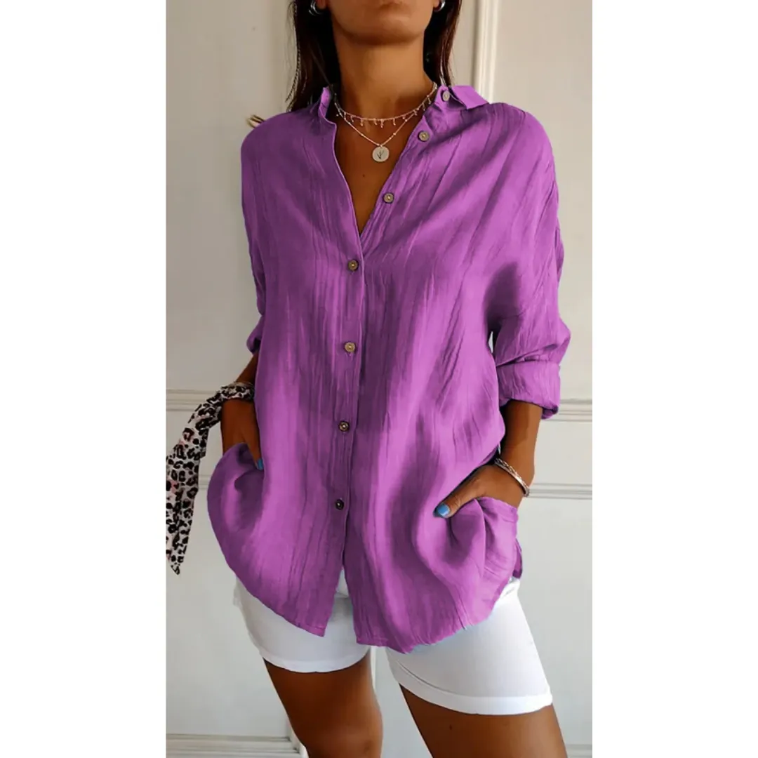 Women's Casual Beach Shirt | Long Sleeve