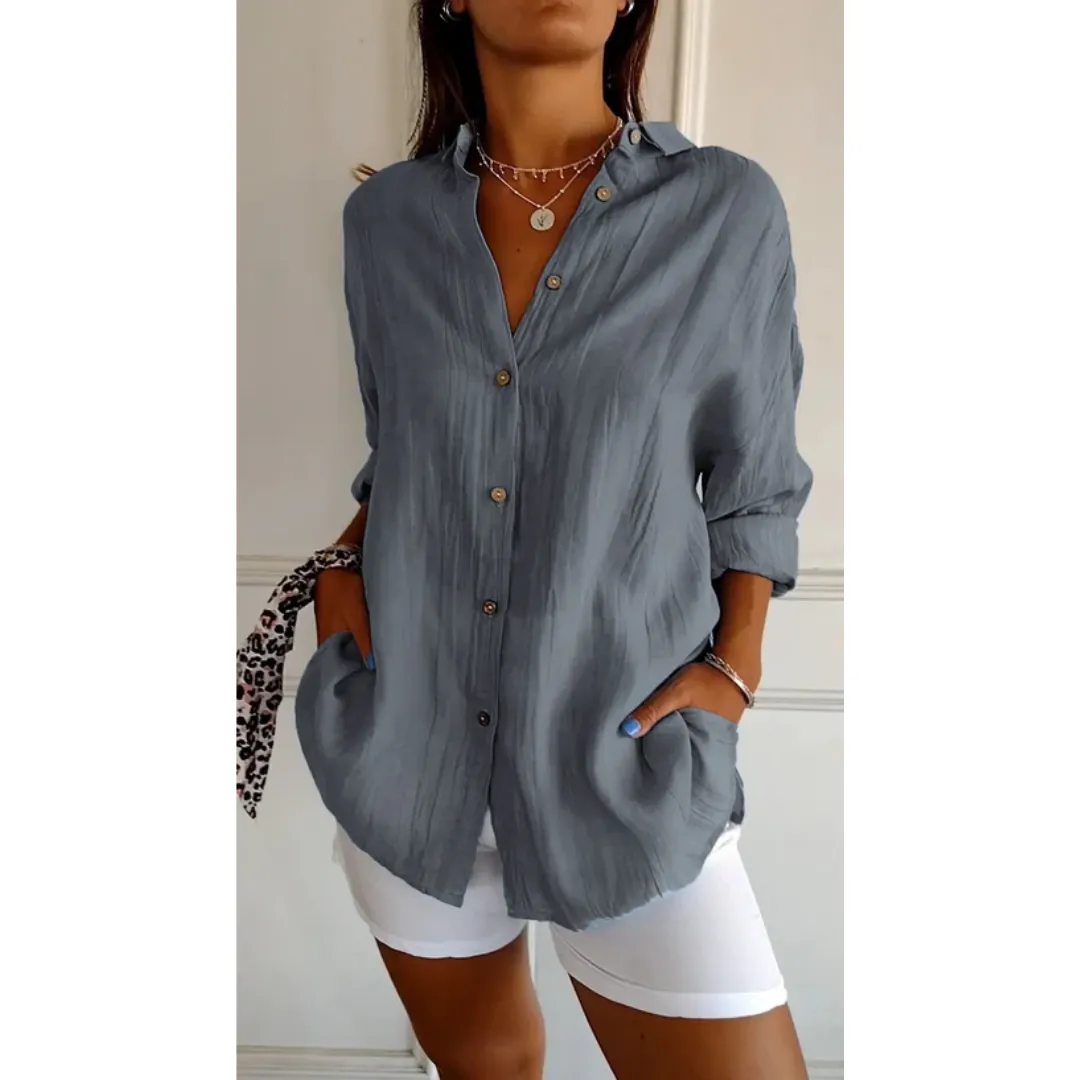 Women's Casual Beach Shirt | Long Sleeve