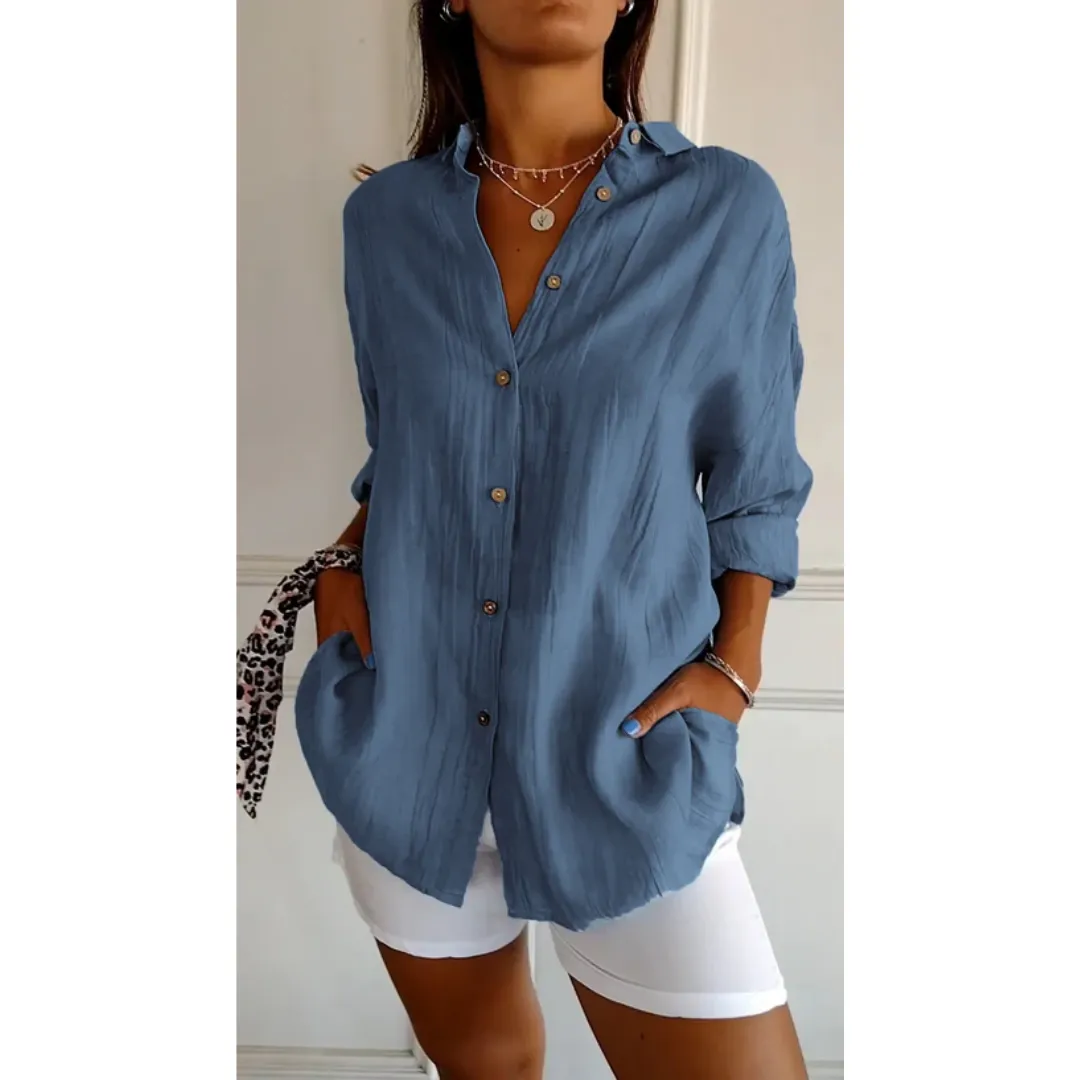 Women's Casual Beach Shirt | Long Sleeve