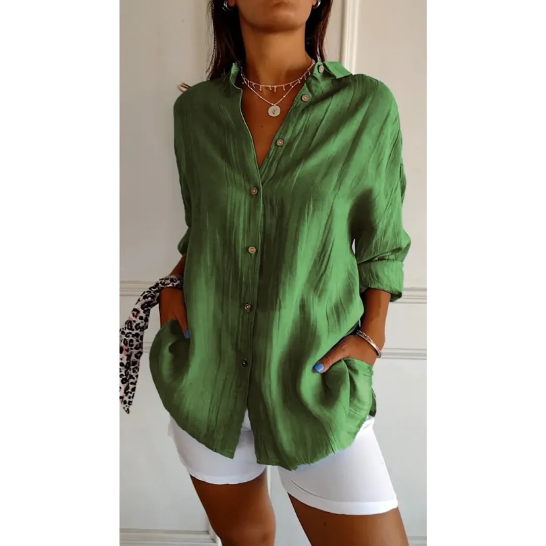 Women's Casual Beach Shirt | Long Sleeve
