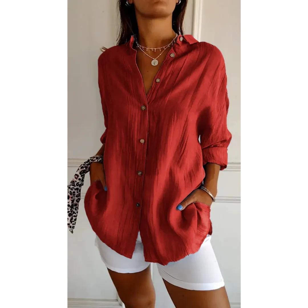 Women's Casual Beach Shirt | Long Sleeve