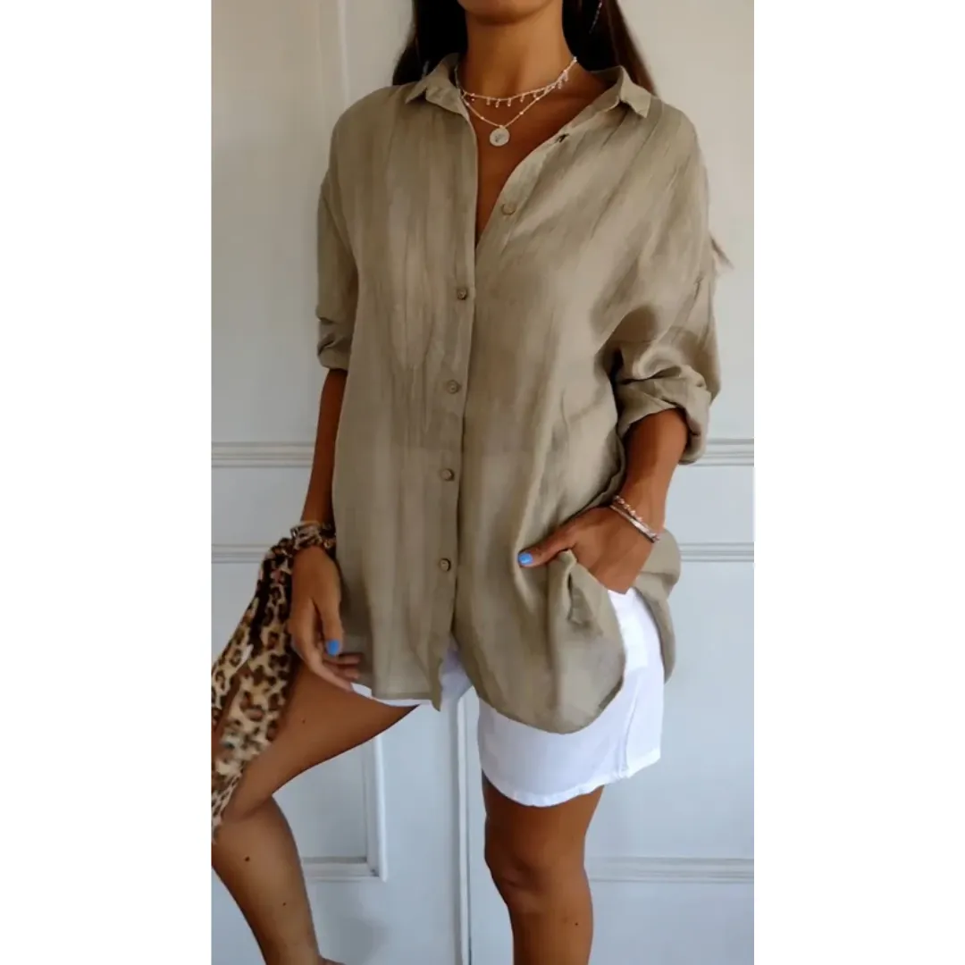Women's Casual Beach Shirt | Long Sleeve